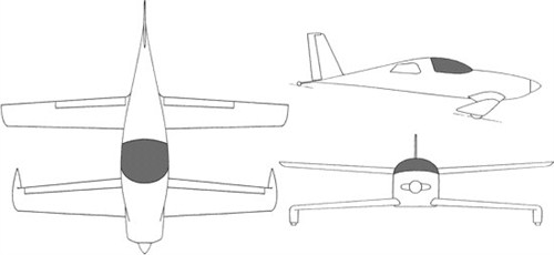 The Dragonfly Mark 1 with the original wingtip wheels. Thanks to Owen Strawn for letting me use this picture.